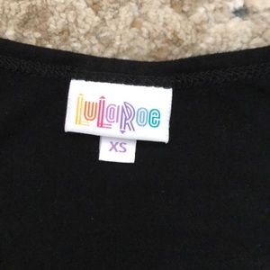 LuLaRoe Nicole black dress